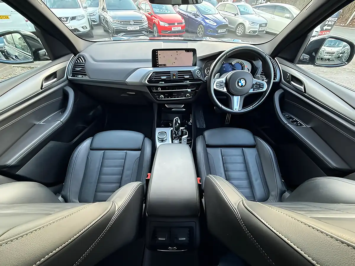 Used 2019 BMW X3 M Sport Blue - Interior and Exterior details 12