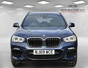 Used 2019 BMW X3 M Sport Blue - Interior and Exterior details 2