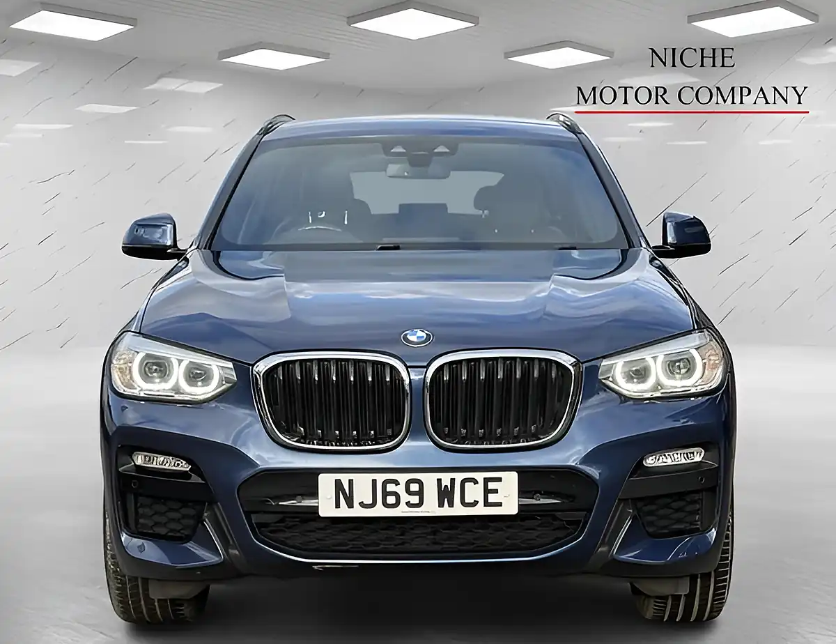 Used 2019 BMW X3 M Sport Blue - Interior and Exterior details 2