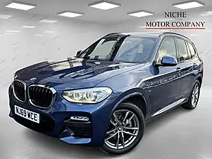 Used 2019 BMW X3 M Sport Blue - Interior and Exterior details 4