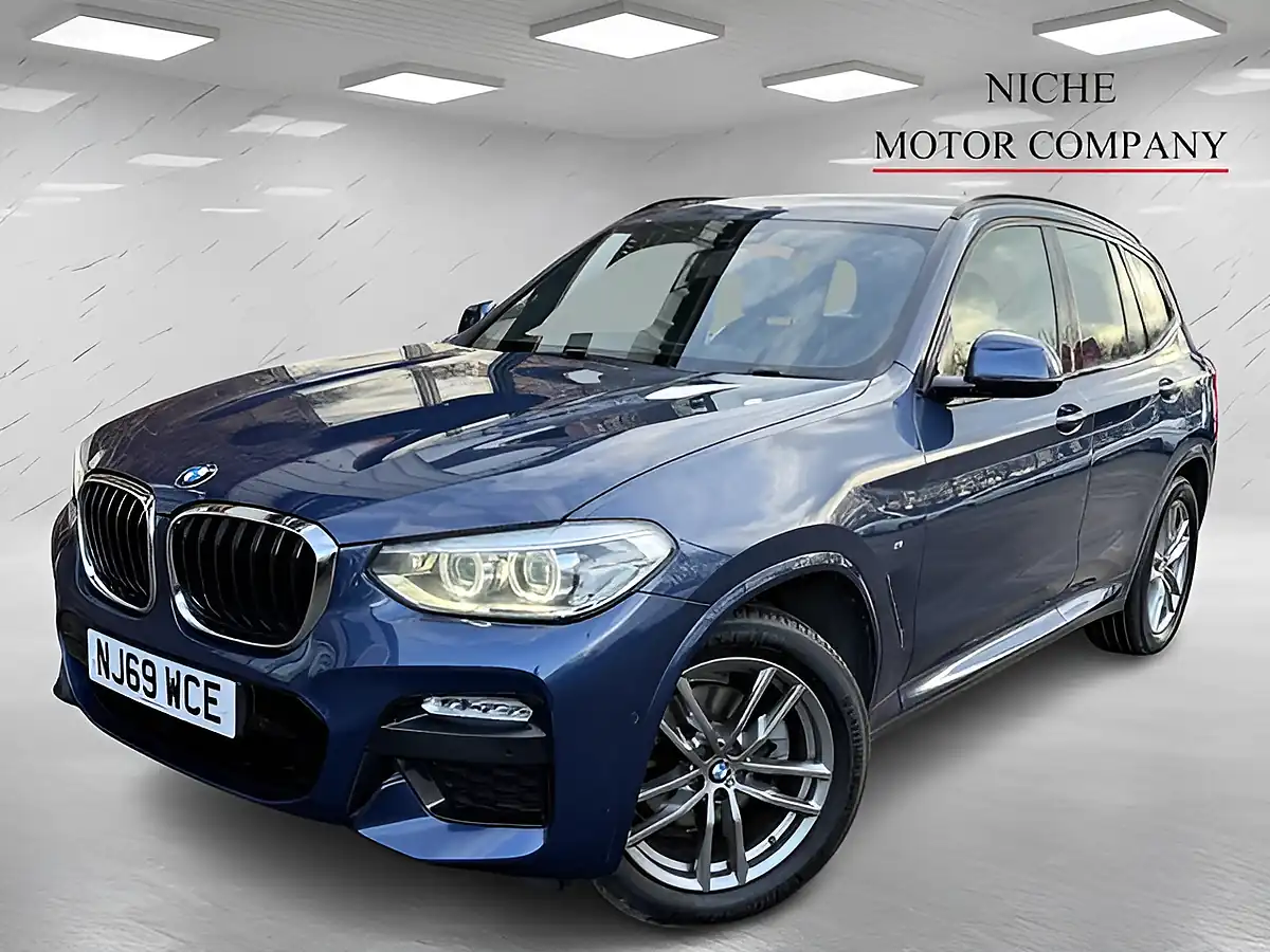 Used 2019 BMW X3 M Sport Blue - Interior and Exterior details 4