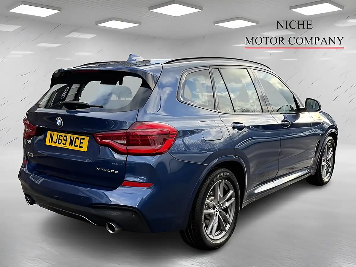 Used 2019 BMW X3 M Sport Blue - Interior and Exterior details 5