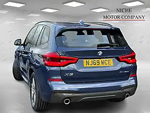 Used 2019 BMW X3 M Sport Blue - Interior and Exterior details 6