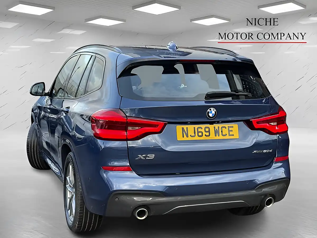 Used 2019 BMW X3 M Sport Blue - Interior and Exterior details 6