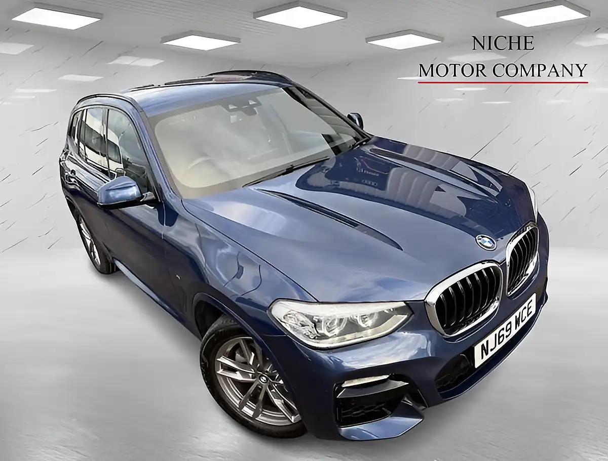 Used 2019 BMW X3 M Sport Blue - Interior and Exterior details 8