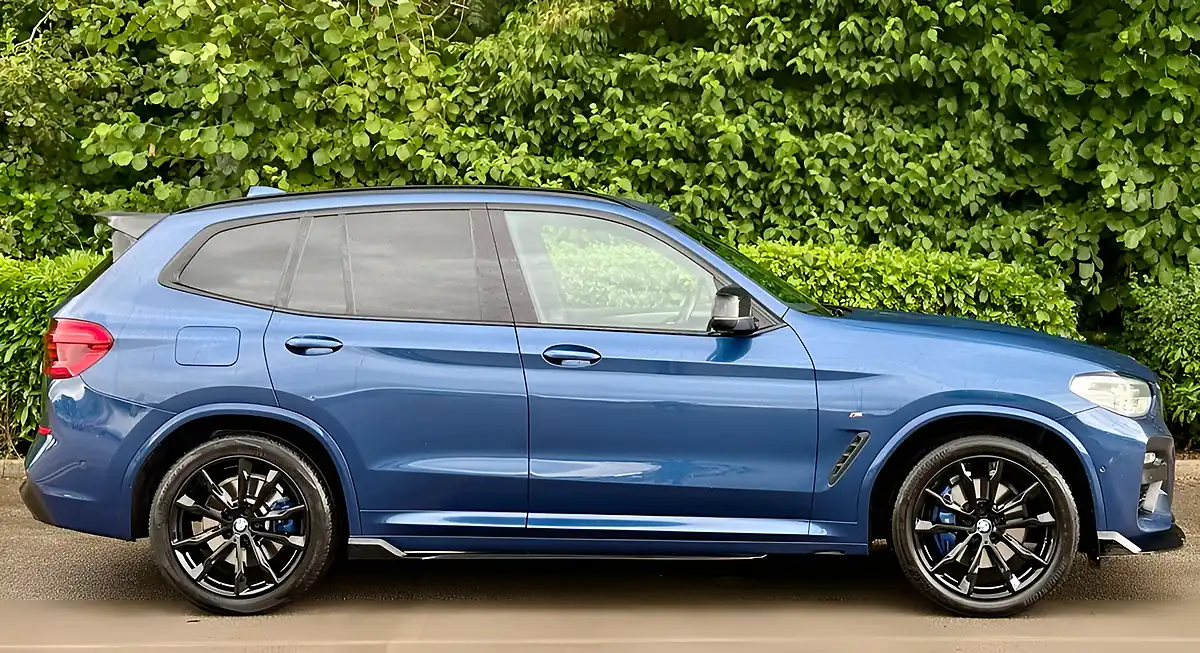Used 2019 BMW X3 M Sport Blue - Interior and Exterior details 10