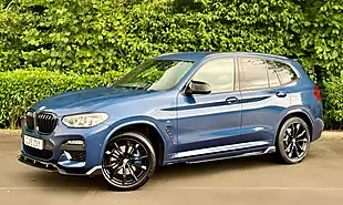Used 2019 BMW X3 M Sport Blue - Interior and Exterior details 2