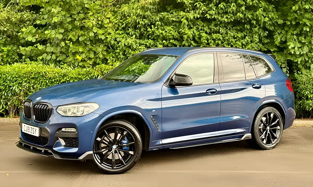 Used 2019 BMW X3 M Sport Blue - Interior and Exterior details 2