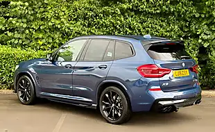 Used 2019 BMW X3 M Sport Blue - Interior and Exterior details 3