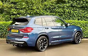 Used 2019 BMW X3 M Sport Blue - Interior and Exterior details 4