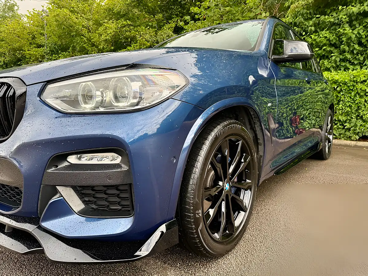 Used 2019 BMW X3 M Sport Blue - Interior and Exterior details 5