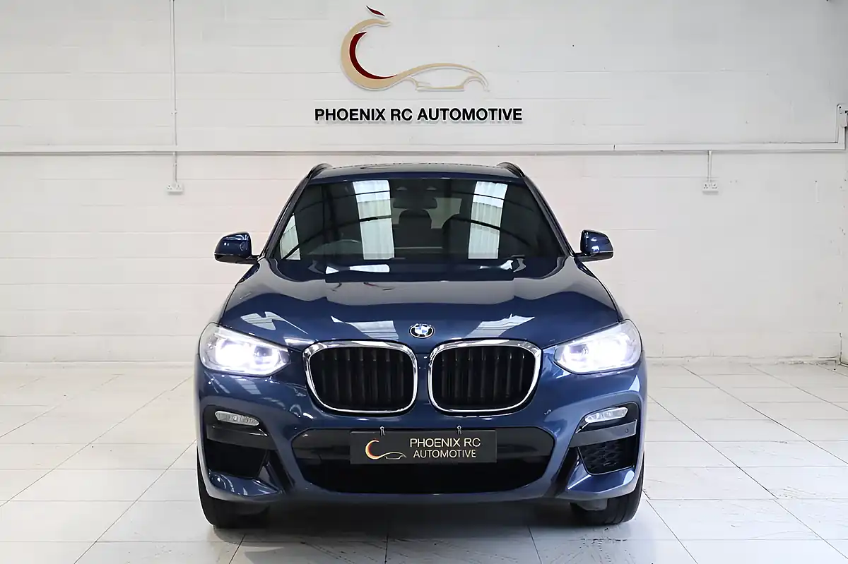 Used 2019 BMW X3 M Sport Blue - Interior and Exterior details 4