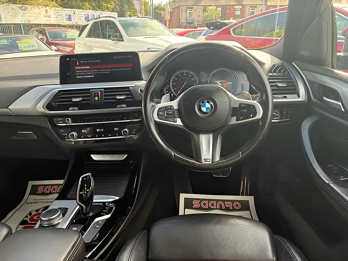 Used 2019 BMW X3 M Sport Blue - Interior and Exterior details 17