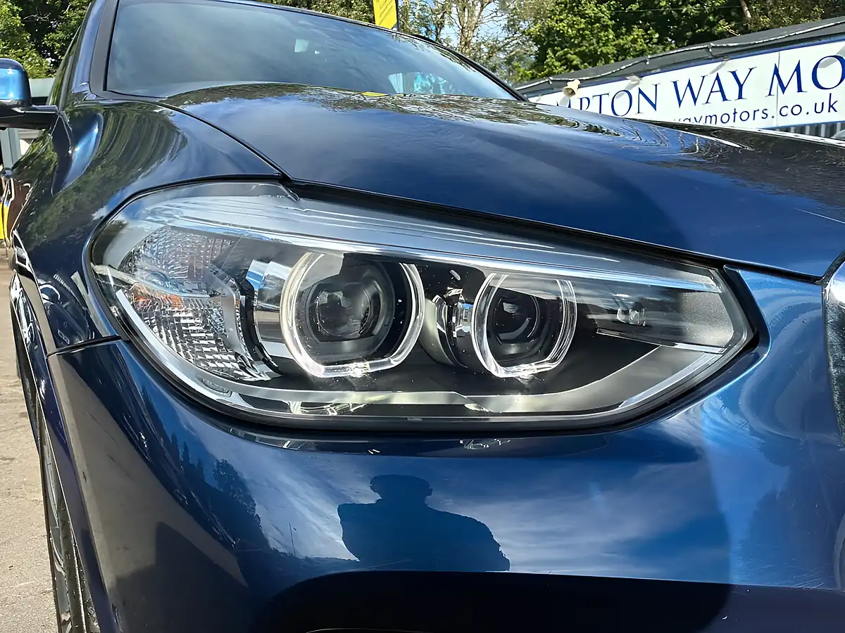 Used 2019 BMW X3 M Sport Blue - Interior and Exterior details 6