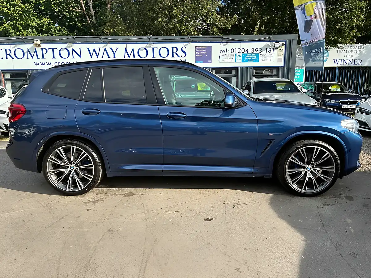Used 2019 BMW X3 M Sport Blue - Interior and Exterior details 7