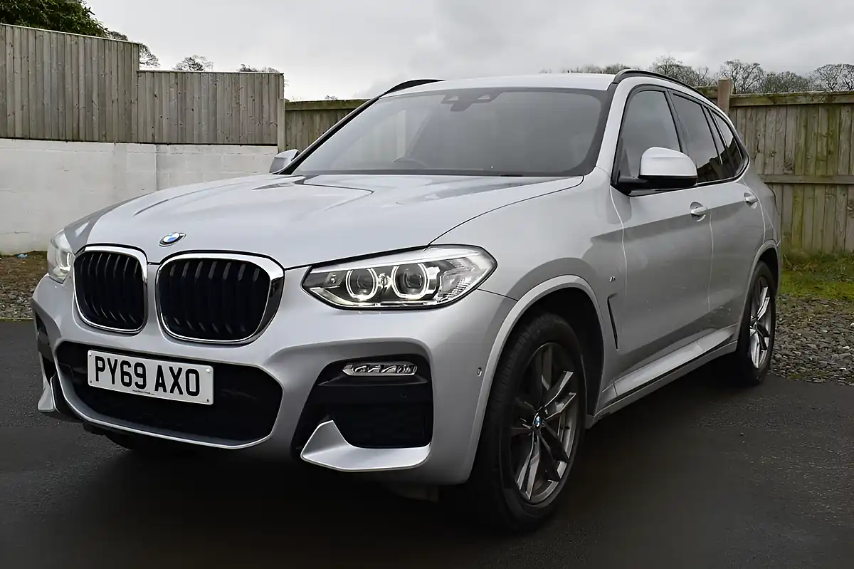 Used 2019 BMW X3 M Sport Glacier Silver - Interior and Exterior details 3