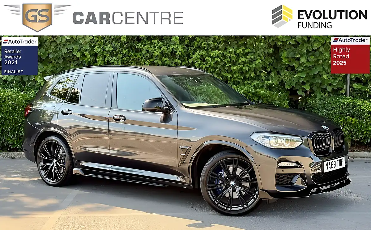Used 2019 BMW X3 M Sport Grey - Front View