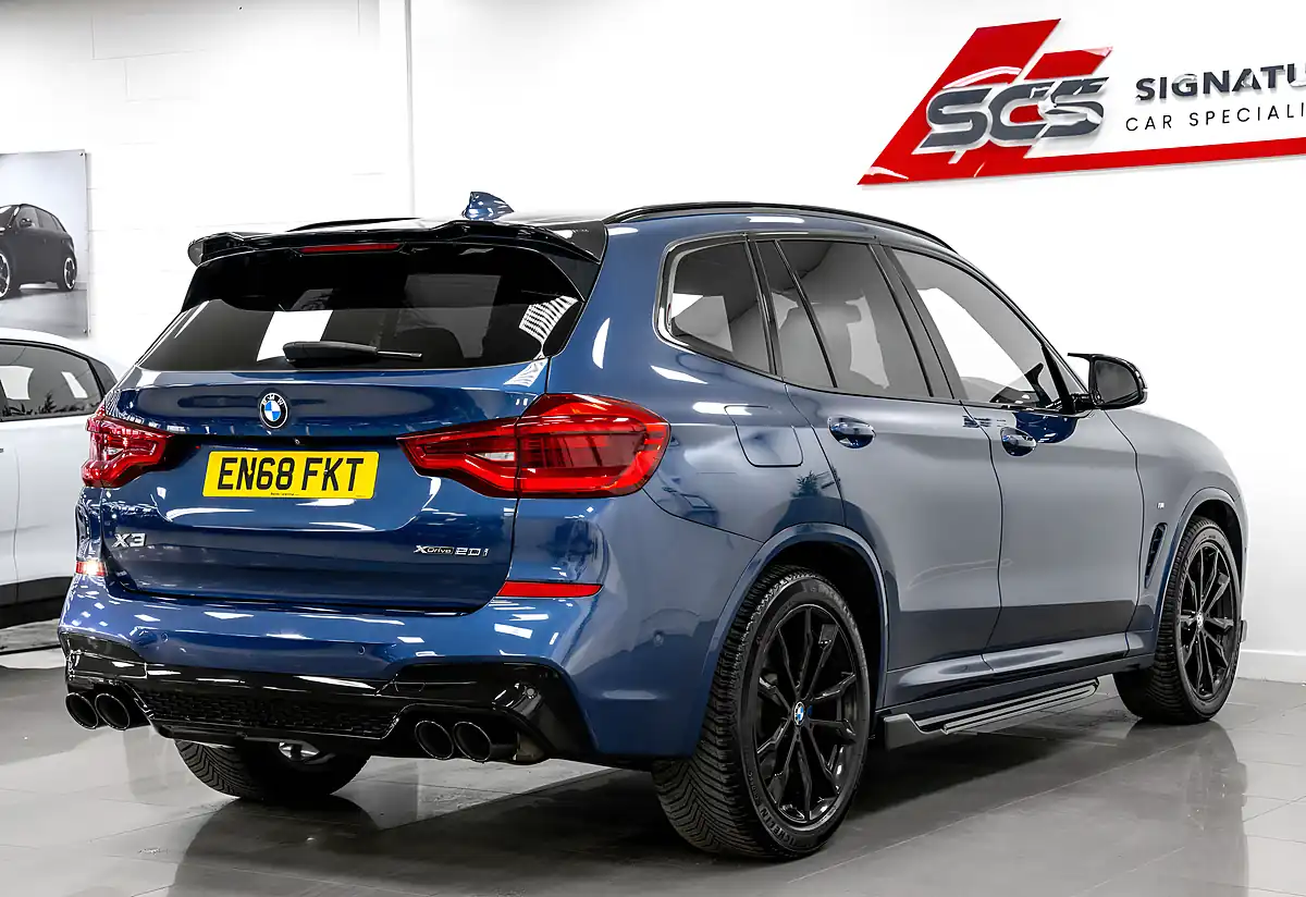 Used 2019 BMW X3 M Sport Phytonic Blue - Interior and Exterior details 5