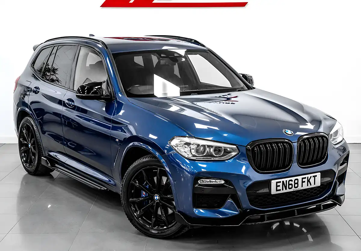 Used 2019 BMW X3 M Sport Phytonic Blue - Interior and Exterior details 8