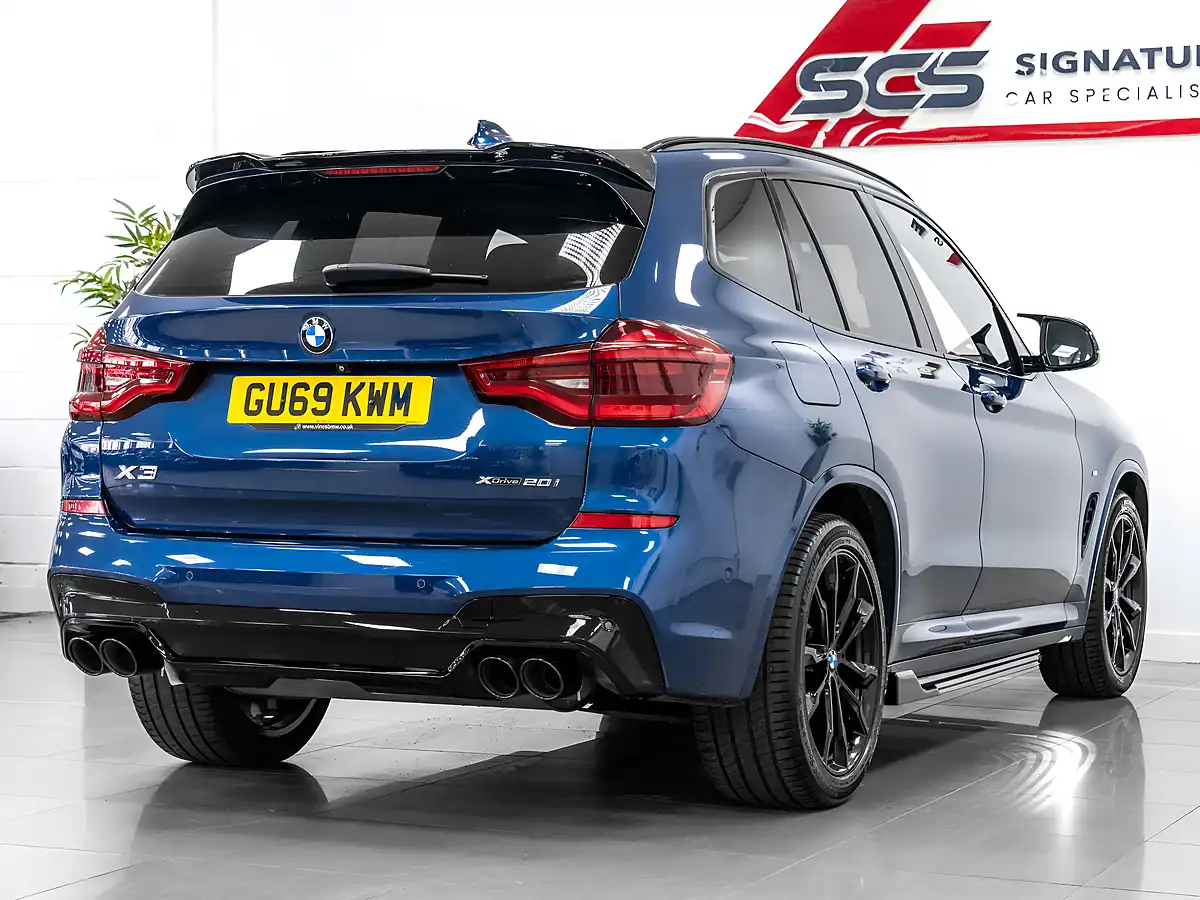 Used 2019 BMW X3 M Sport Phytonic Blue - Interior and Exterior details 5