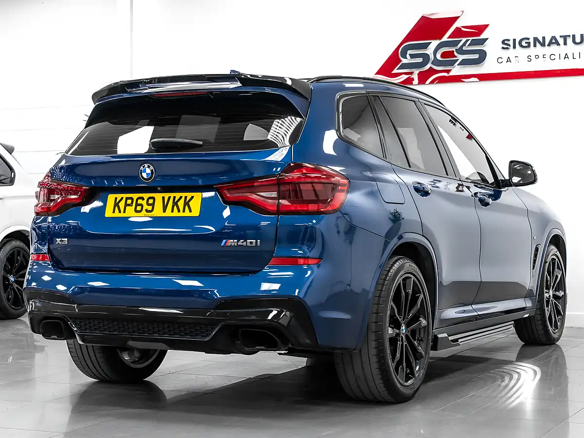 Used 2019 BMW X3 M Sport Phytonic Blue - Interior and Exterior details 5