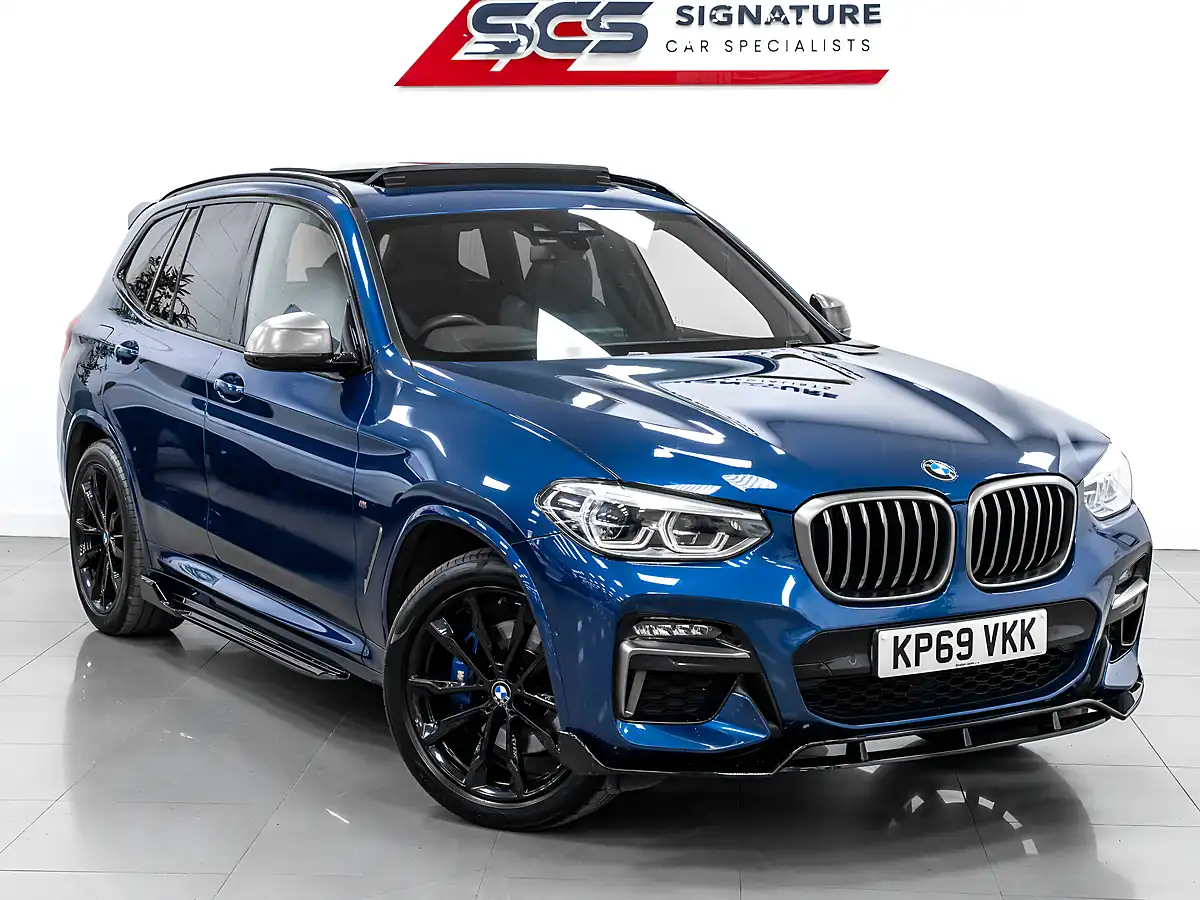 Used 2019 BMW X3 M Sport Phytonic Blue - Interior and Exterior details 8