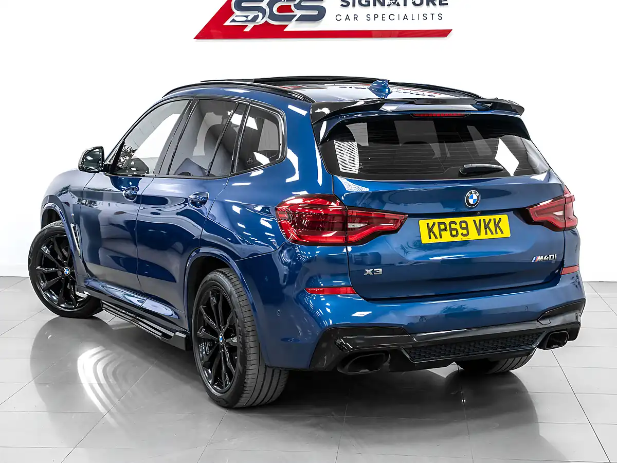 Used 2019 BMW X3 M Sport Phytonic Blue - Interior and Exterior details 9