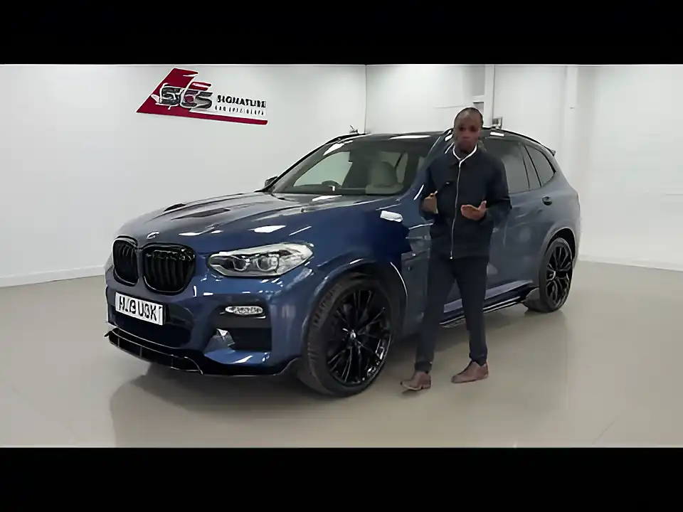 Used 2019 BMW X3 M Sport Phytonic Blue - Interior and Exterior details 20