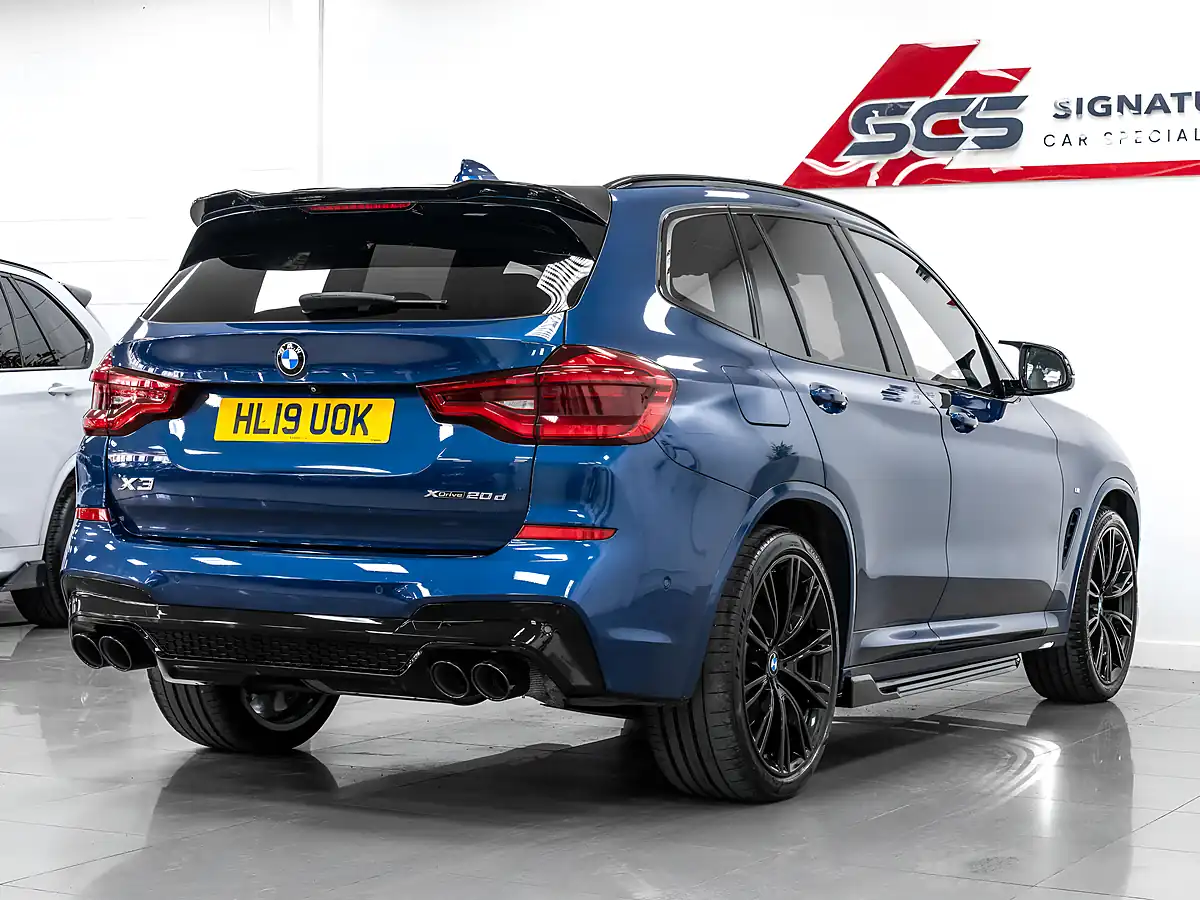 Used 2019 BMW X3 M Sport Phytonic Blue - Interior and Exterior details 5