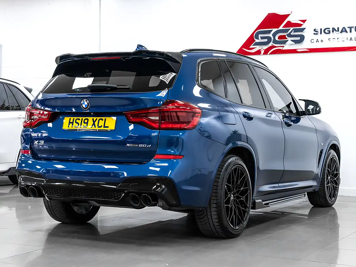 Used 2019 BMW X3 M Sport Phytonic Blue - Interior and Exterior details 5