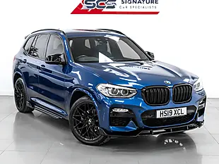 Used 2019 BMW X3 M Sport Phytonic Blue - Interior and Exterior details 8