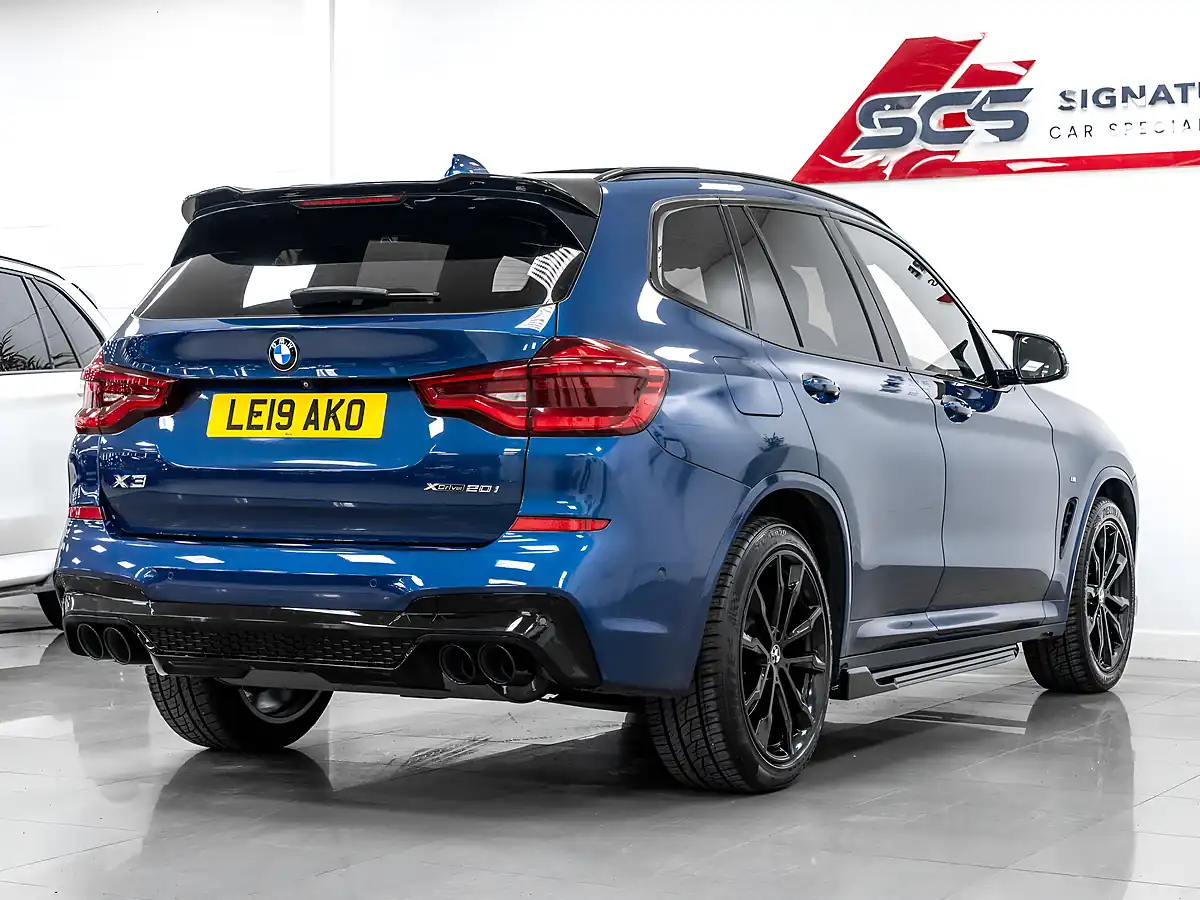 Used 2019 BMW X3 M Sport Phytonic Blue - Interior and Exterior details 4