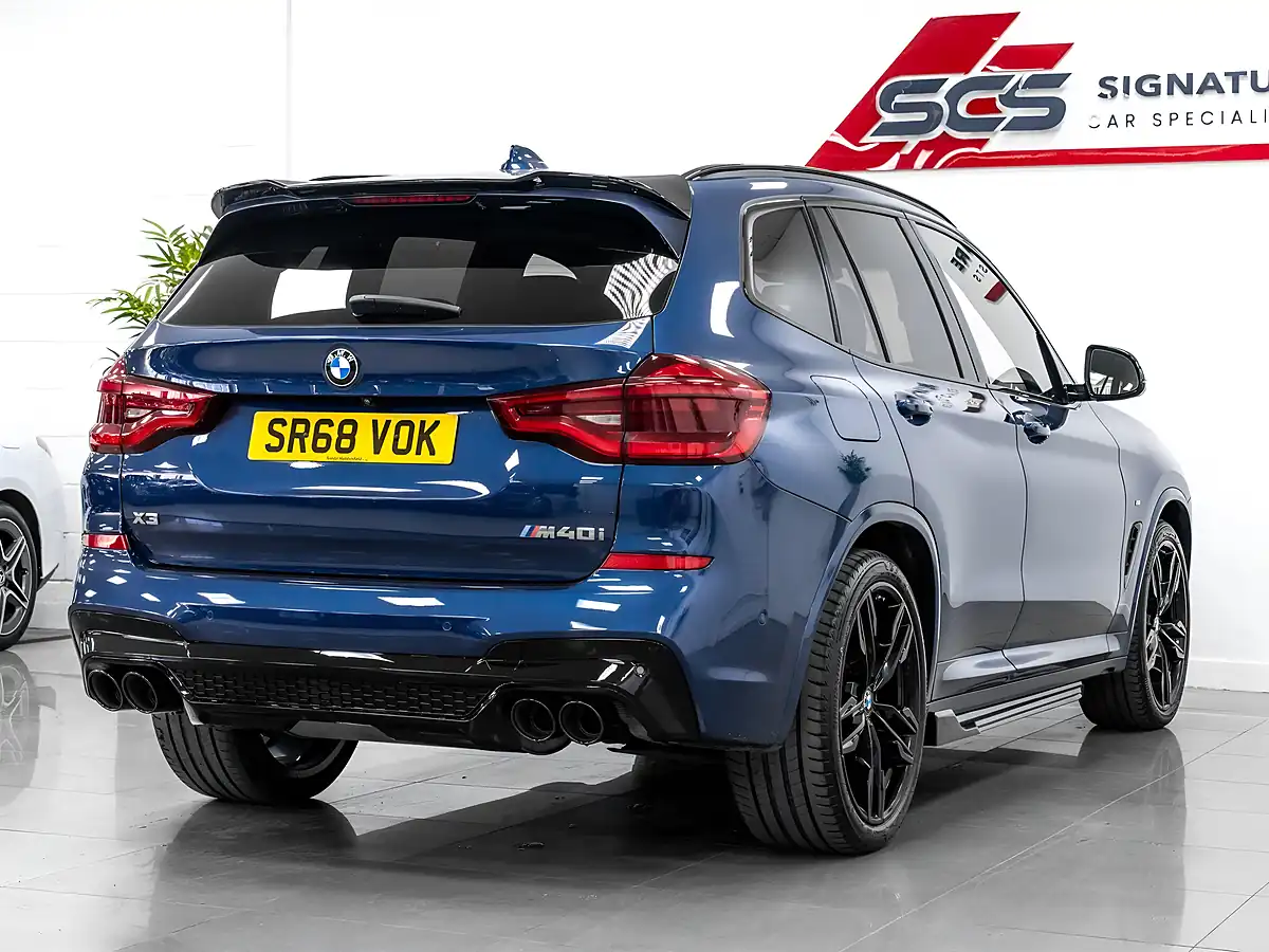 Used 2019 BMW X3 M Sport Phytonic Blue Metallic - Interior and Exterior details 5