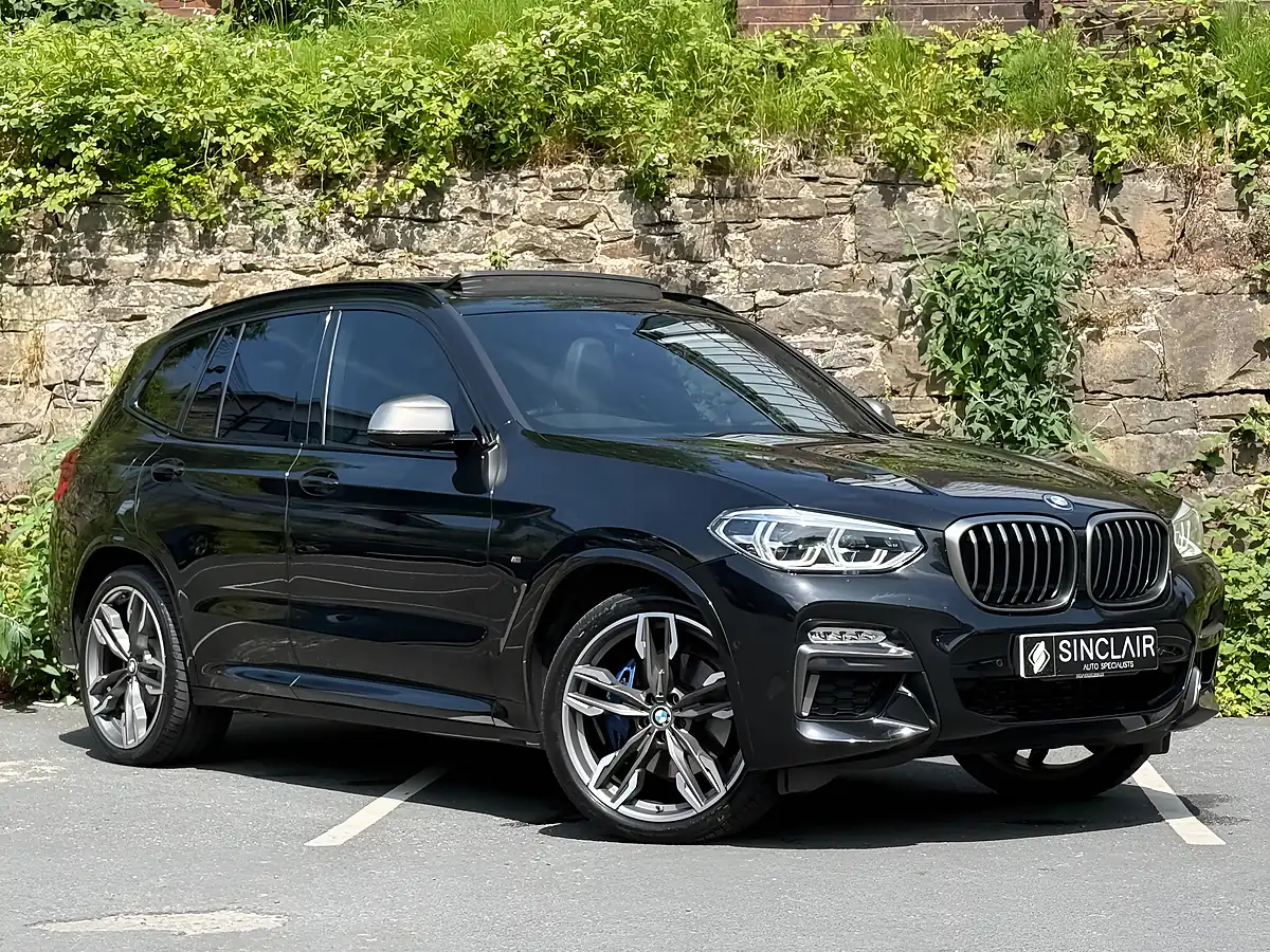 Used 2019 BMW X3 M Sport Plus Black - Front View