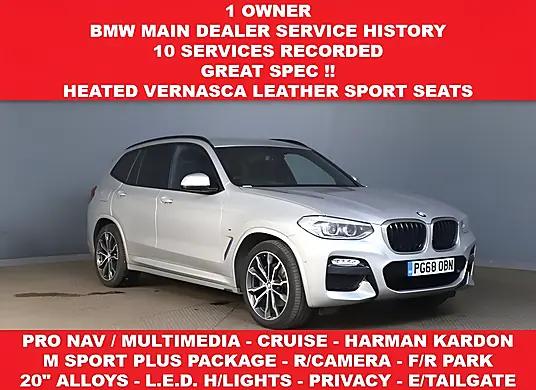 2019 BMW X3 30d M Sport