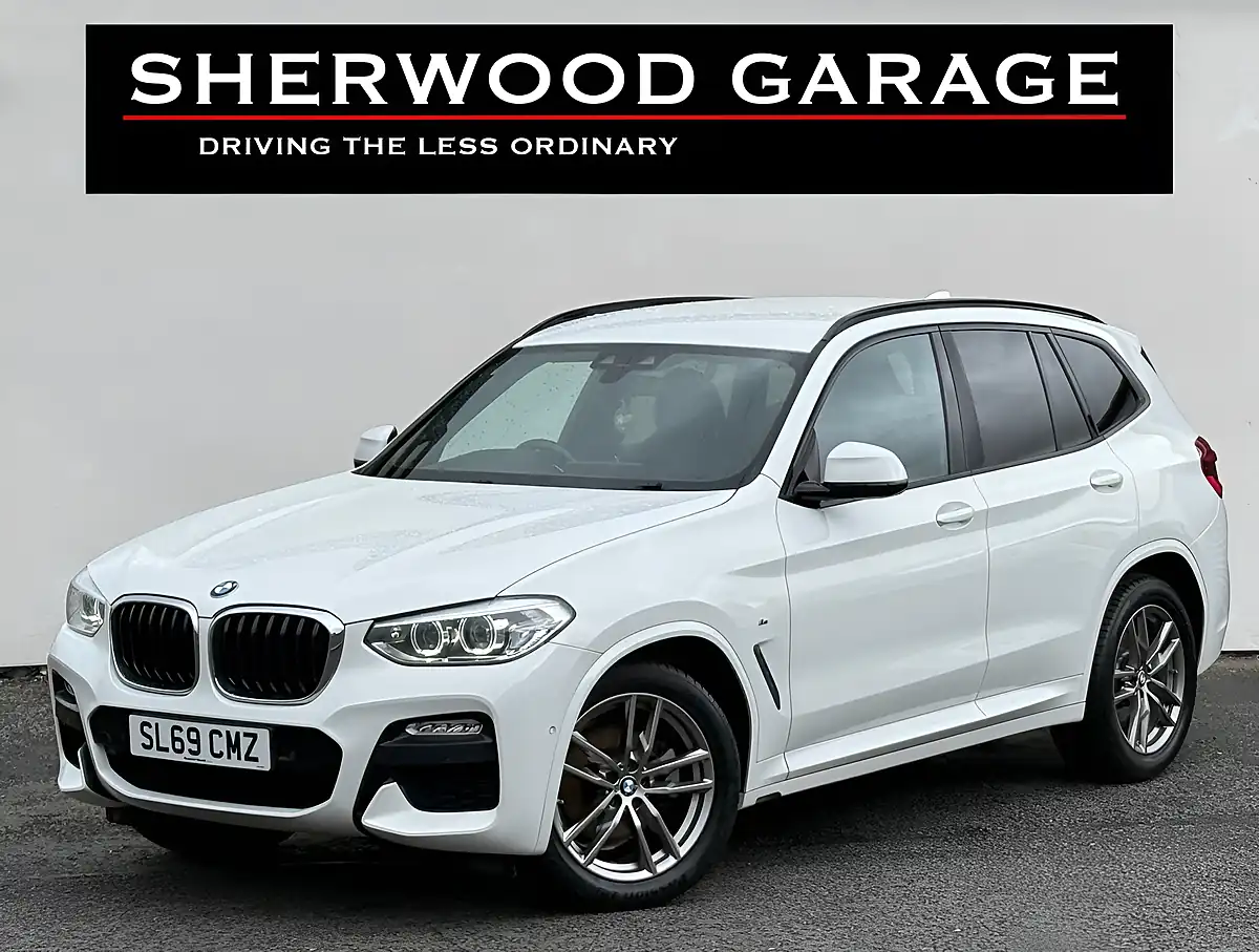 Used 2019 BMW X3 M Sport White - Front View