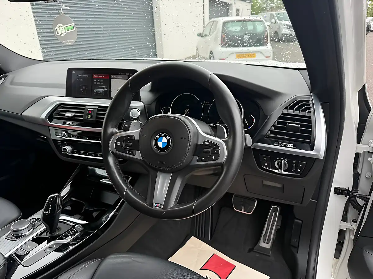 Used 2019 BMW X3 M Sport White - Interior and Exterior details 12