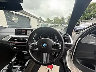Used 2019 BMW X3 M Sport White - Interior and Exterior details 14