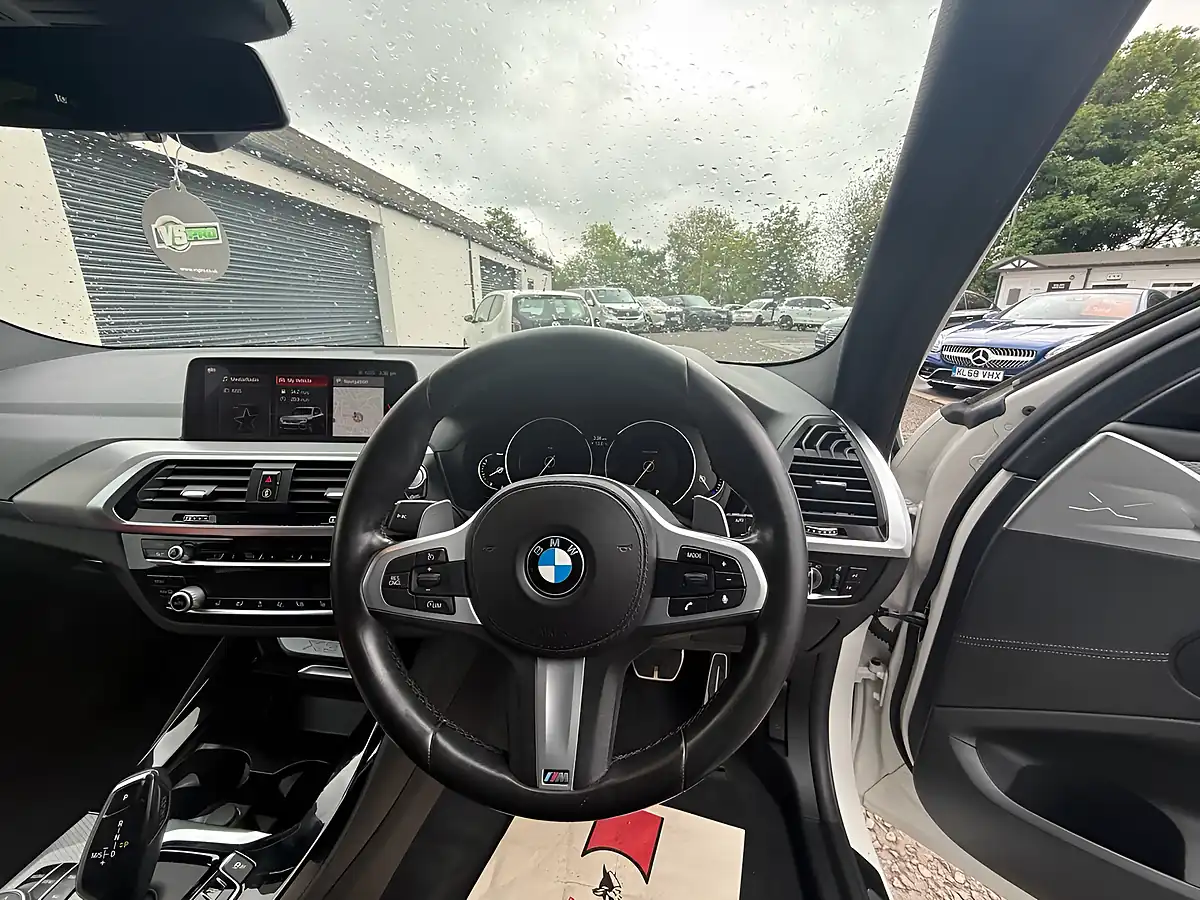 Used 2019 BMW X3 M Sport White - Interior and Exterior details 14