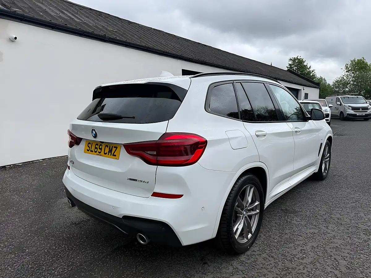 Used 2019 BMW X3 M Sport White - Interior and Exterior details 4