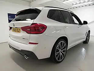 Used 2019 BMW X3 M Sport White - Interior and Exterior details 14
