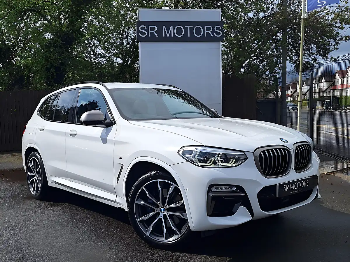 Used 2019 BMW X3 M Sport White - Front View