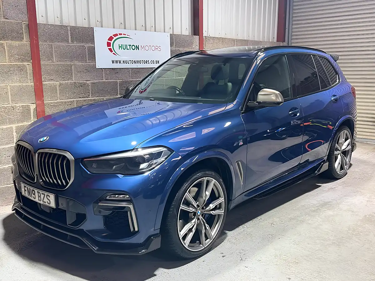 Used 2019 BMW X5 M Sport Blue - Interior and Exterior details 2