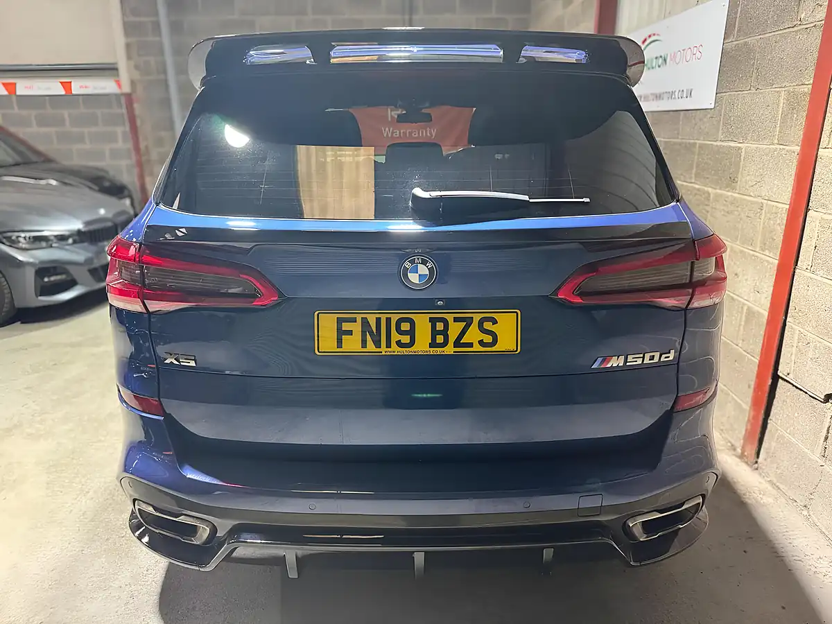 Used 2019 BMW X5 M Sport Blue - Interior and Exterior details 3