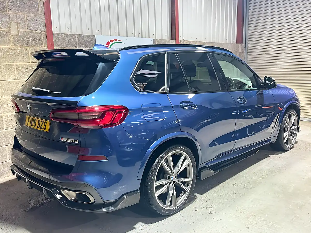 Used 2019 BMW X5 M Sport Blue - Interior and Exterior details 7