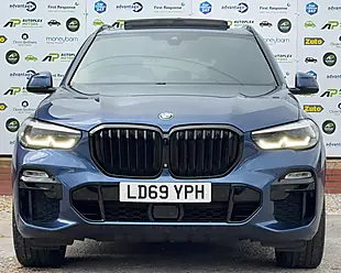 Used 2019 BMW X5 M Sport Blue - Interior and Exterior details 3