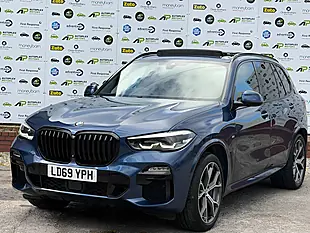 Used 2019 BMW X5 M Sport Blue - Interior and Exterior details 5