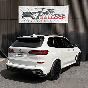 Used 2019 BMW X5 M Sport White - Interior and Exterior details 5