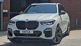 Used 2019 BMW X5 M Sport White - Interior and Exterior details 4