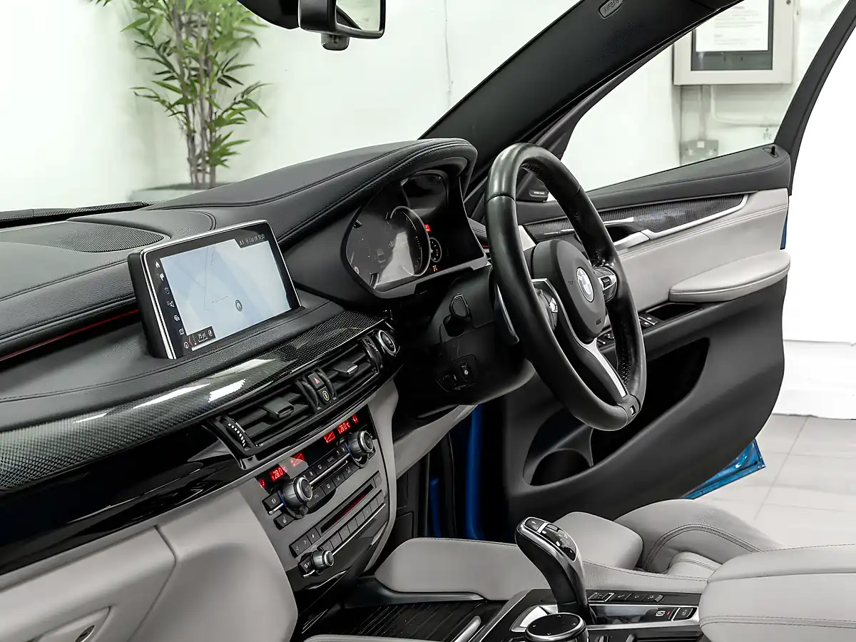 Used 2019 BMW X6 M Sport Edition Long Beach Blue - Interior and Exterior details 15
